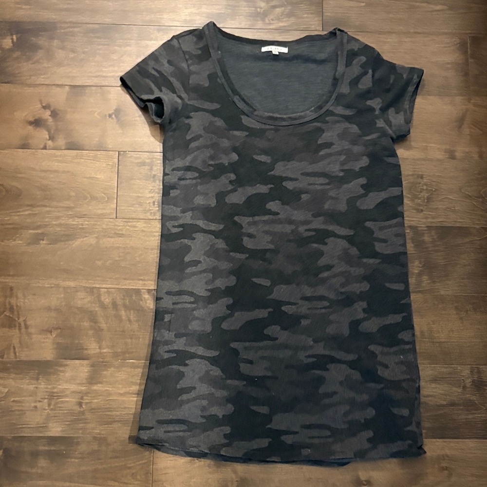 Camouflage Print Midi Dress